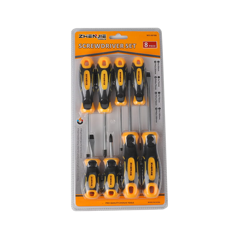 Bộ tuốc nơ vít CRV đầu có từ tính 8 chiếc