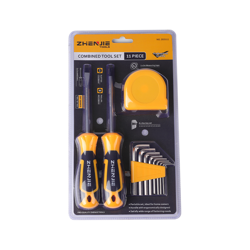 Bộ 11 thước dây lục giác có rãnh & Phillips CRV