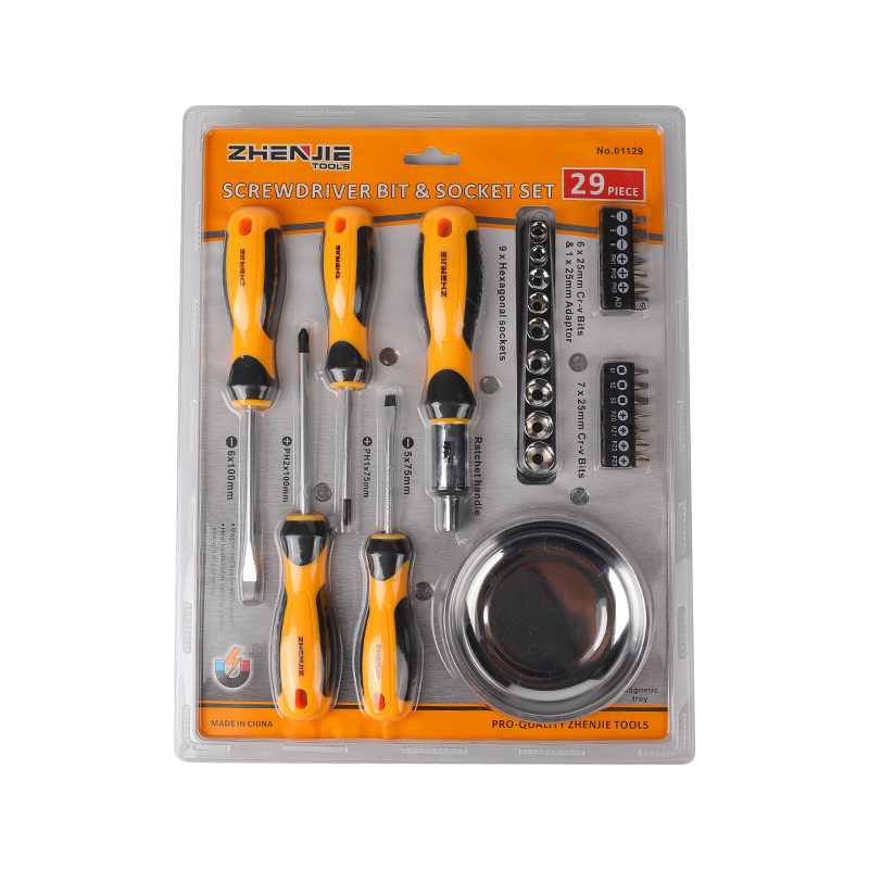 Bộ tuốc nơ vít CRV vuông có rãnh Phillips Pozidriv 29 chiếc