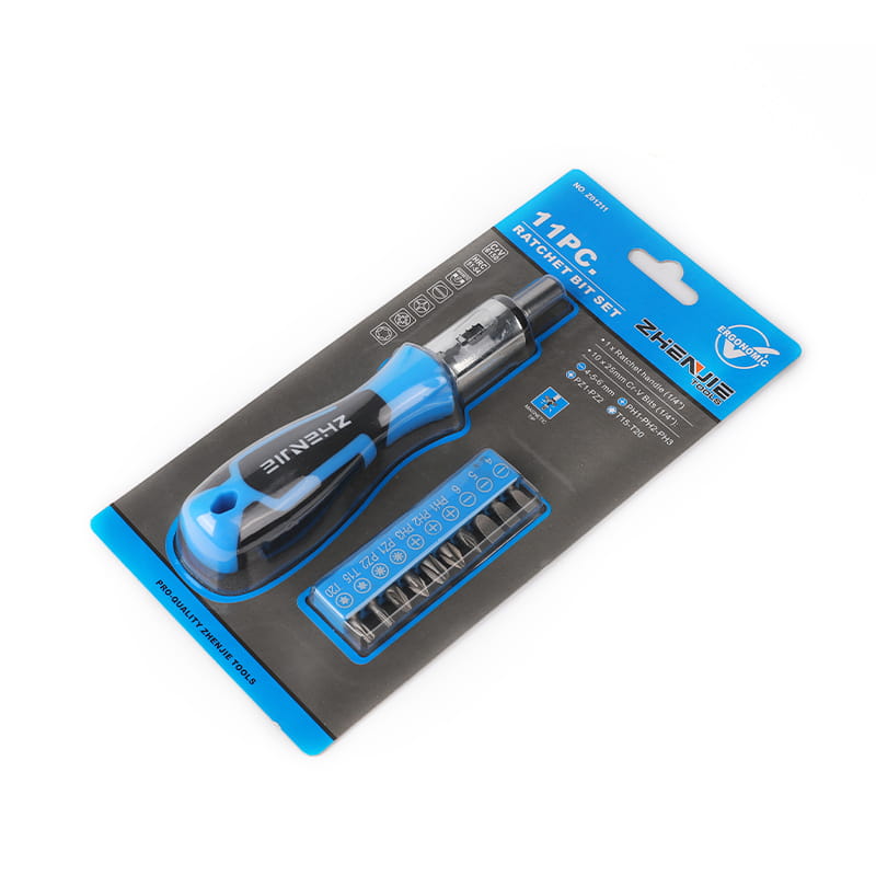 11 chiếc Trình điều khiển giá đỡ bit & Bộ bit có rãnh Phillips Pozidriv Torx