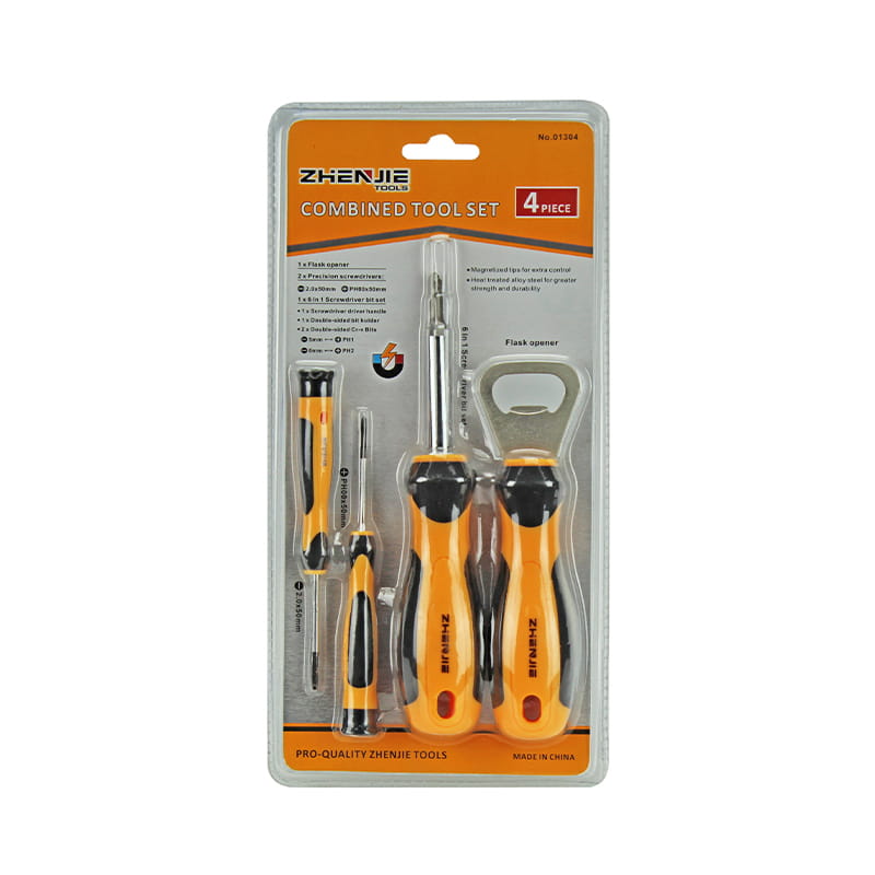 Bộ dụng cụ kết hợp cờ lê có rãnh & Phillips có rãnh & Phillips