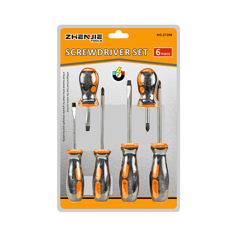 Bộ tuốc nơ vít CRV tay cầm mềm 6 chiếc được bơm đôi 