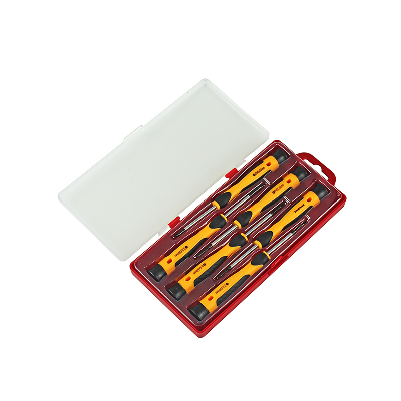 6 cái Hộp nhựa Bao bì Bộ tuốc nơ vít chính xác có rãnh Phillips